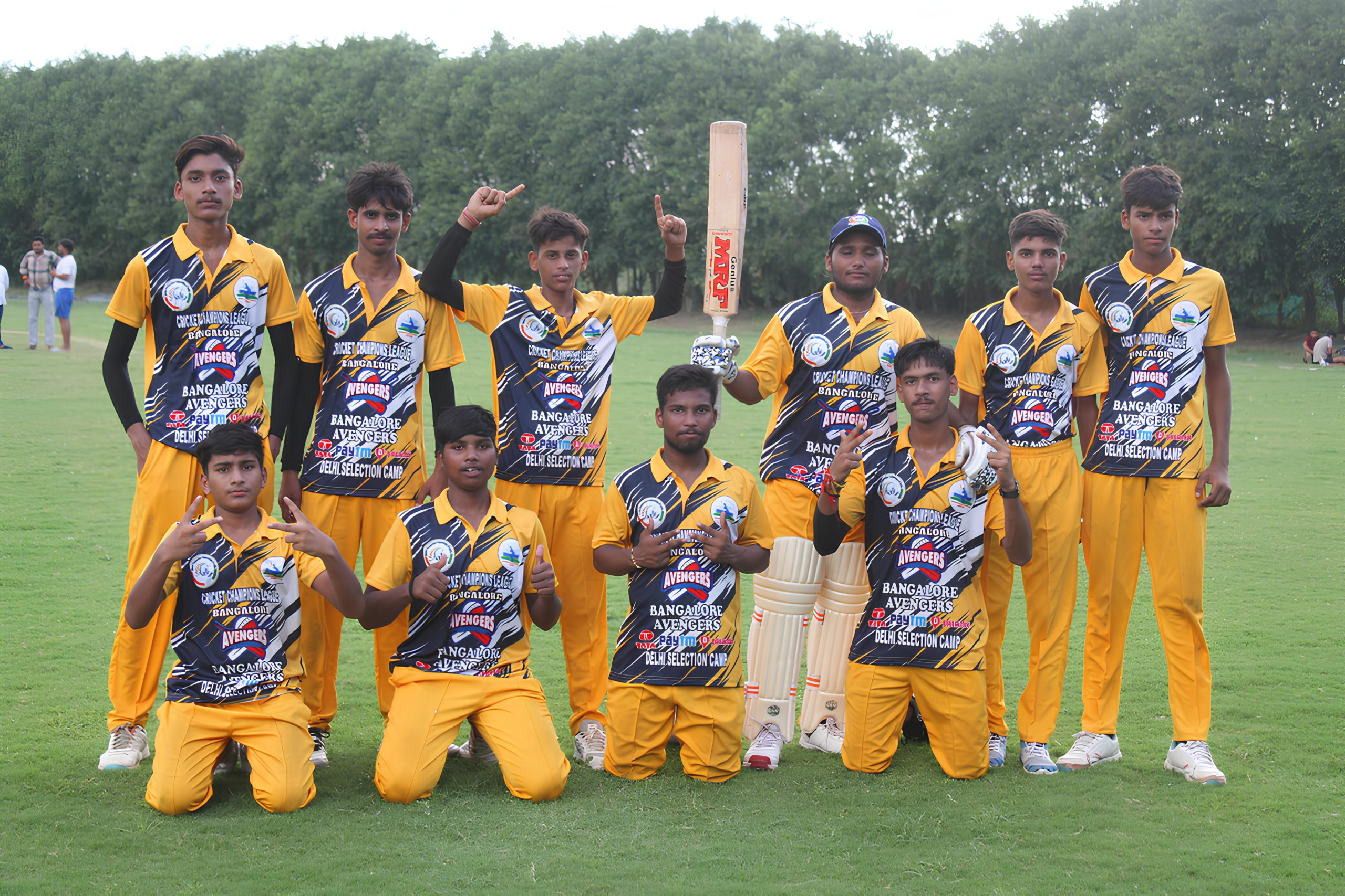 T20 ICL 2025 cricket team group photo during selection camp