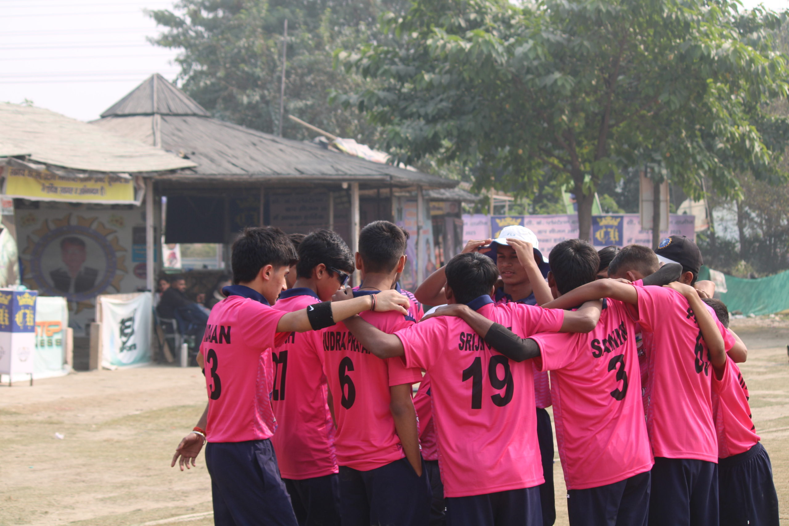 Player demonstrating strategic thinking and communication on the field during T20 cricket trials.