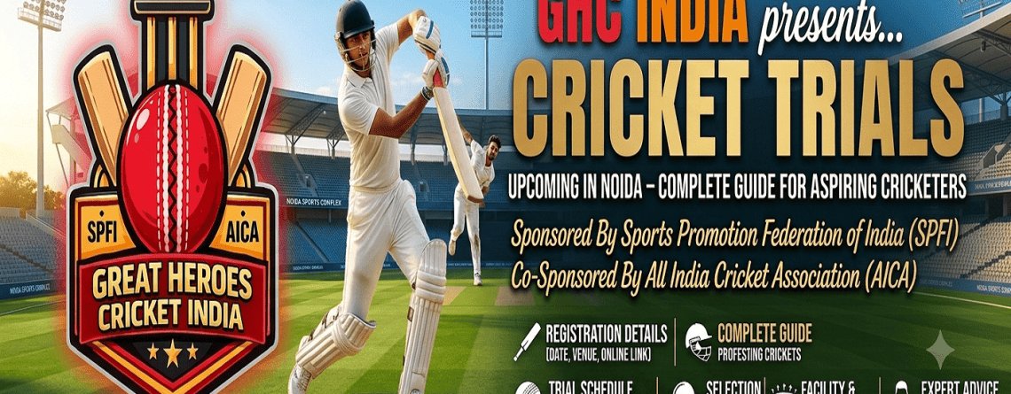 Upcoming Cricket Trial in Noida