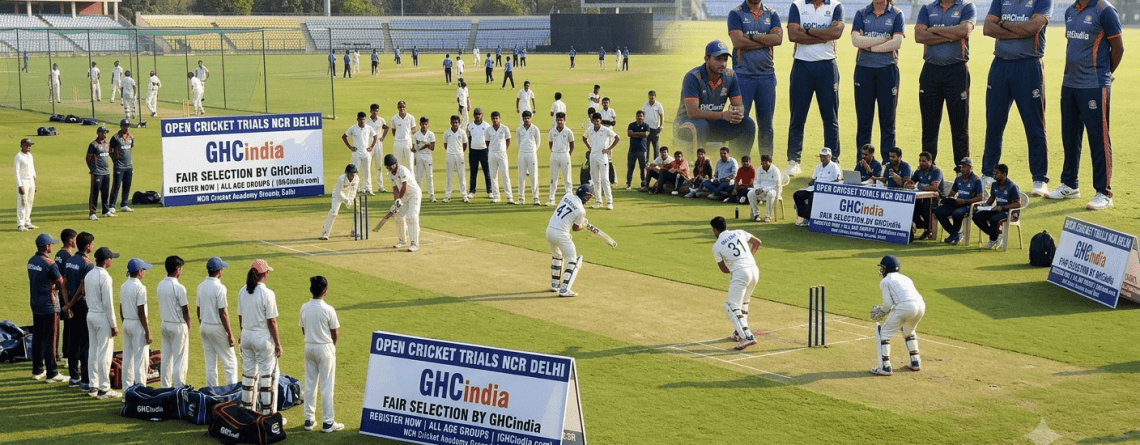 Open Cricket Trials NCR Delhi