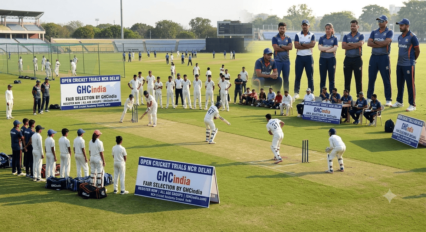 Open Cricket Trials NCR Delhi