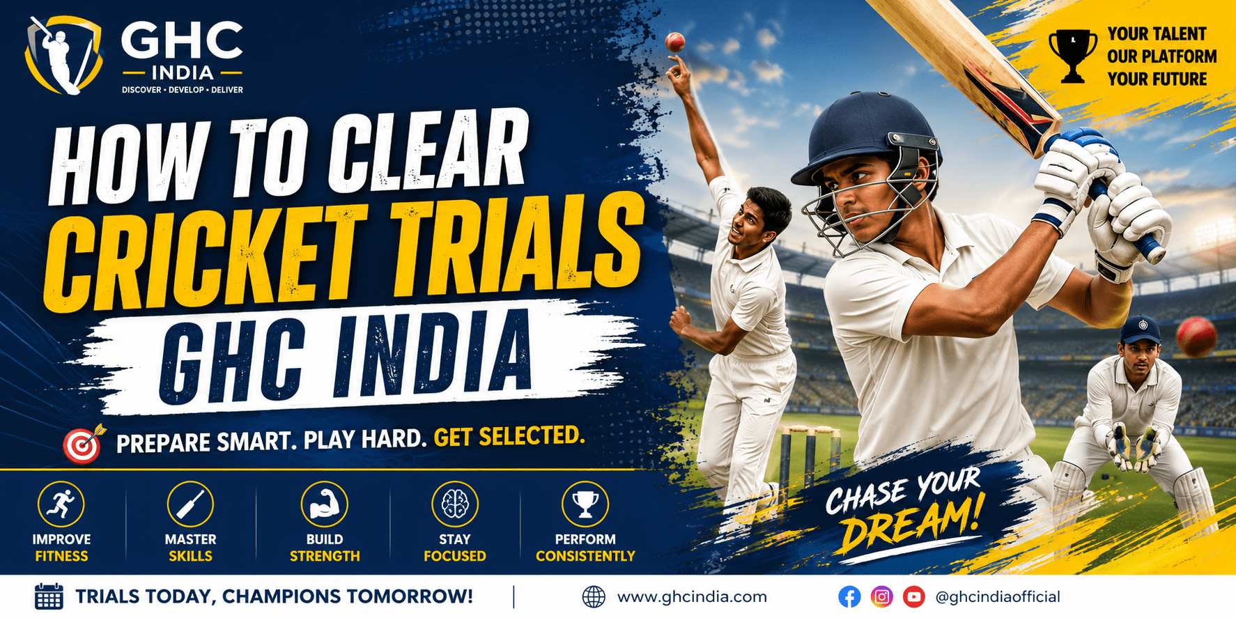 GHC India Cricket Trials