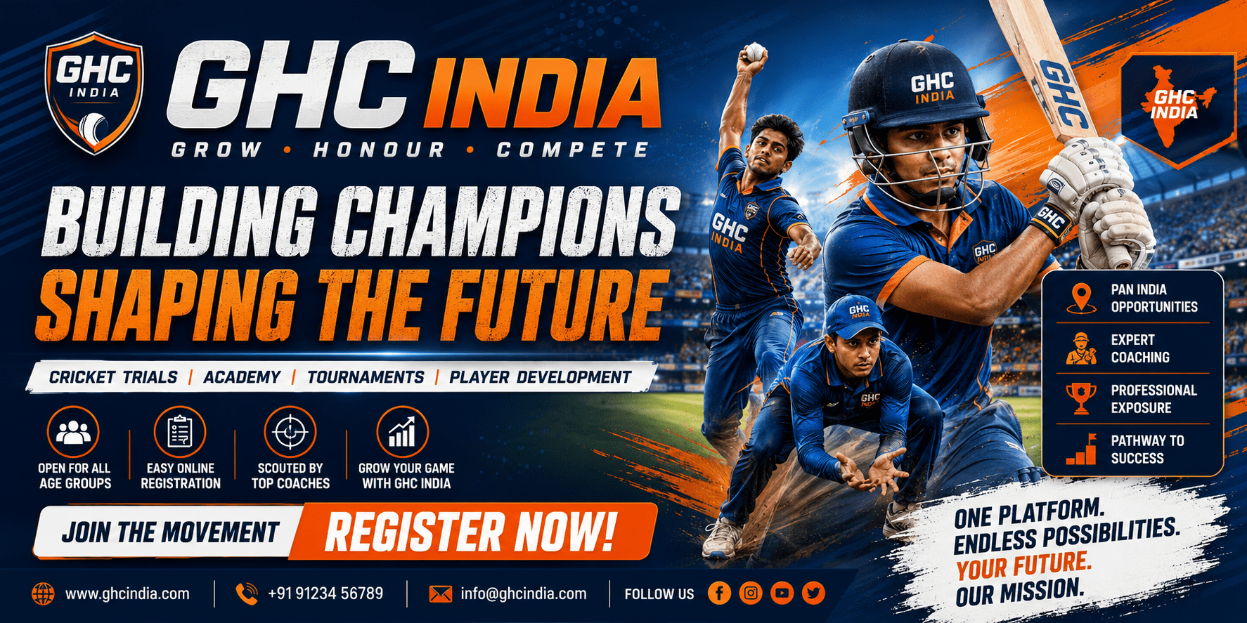 Open Cricket Trials Registration Online
