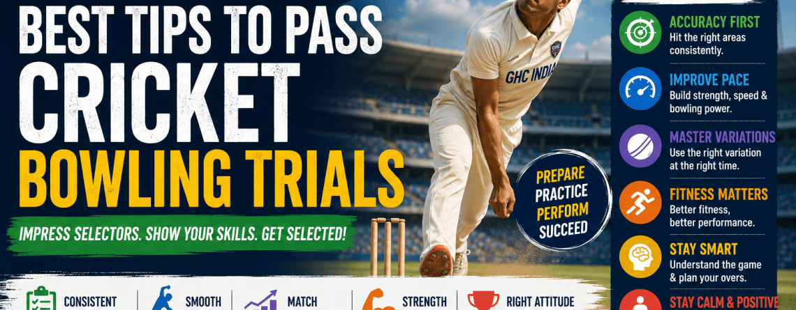 Tips to Pass Cricket Bowling Trials GHC India