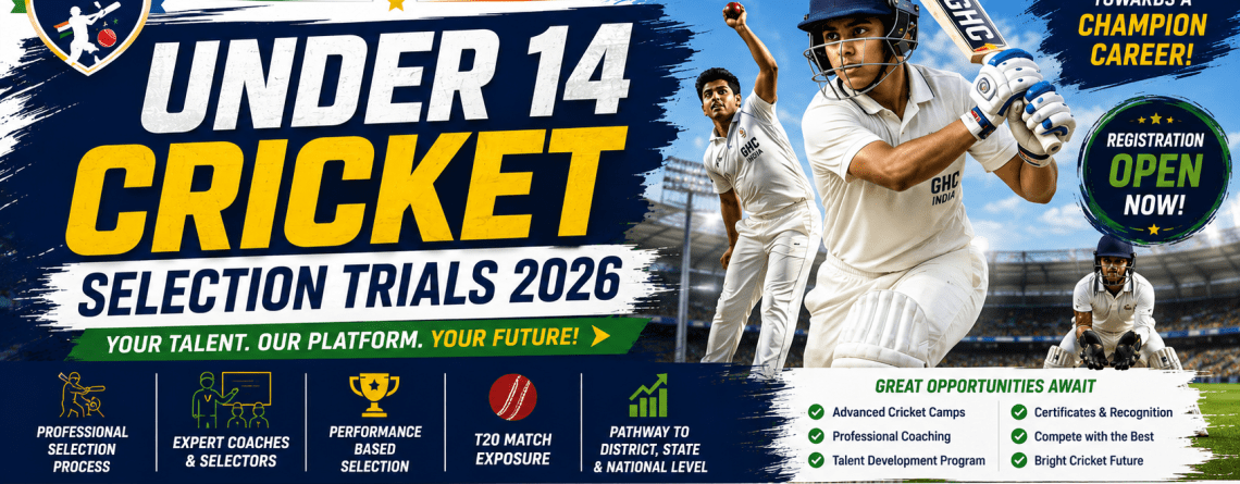 Under 14 cricket selection trials 2026