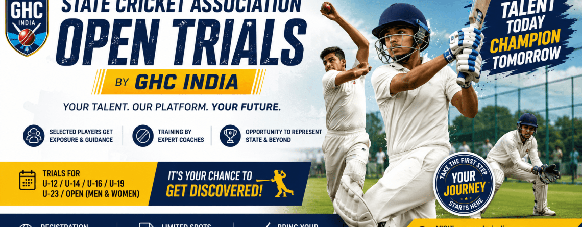 State Cricket Association Open Trials