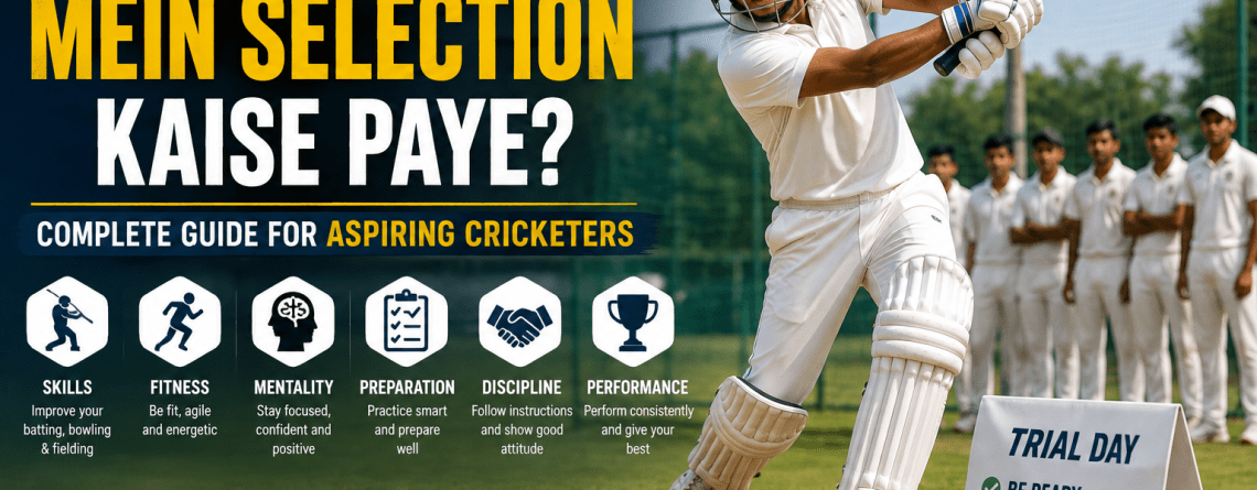 Cricket Trial Mein Selection Kaise Paye