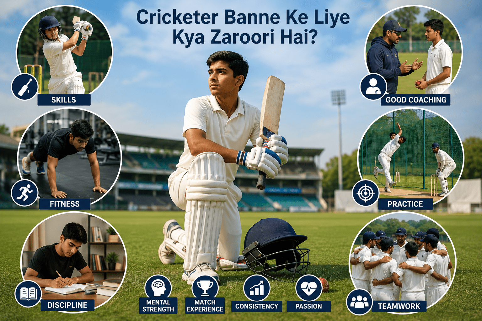 Cricketer Banne Ke Liye Kya Zaroori Hai